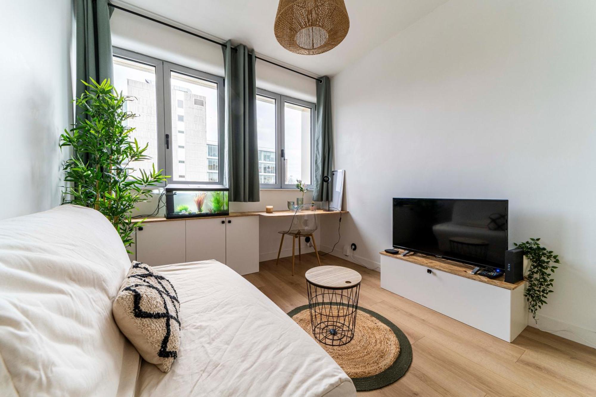 Studio Chaleureux Avec Aquarium Apartman Marcq-en-Baroeul Kültér fotó